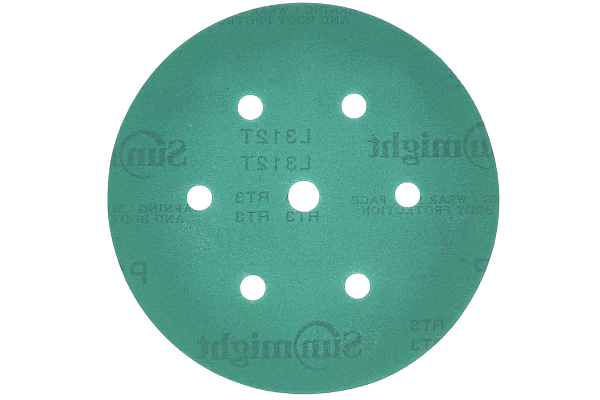 Диск шлифовальный SUNMIGHT (пленка) D150, Р600, 7 отв